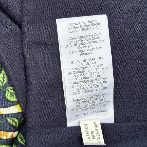 NWT J. Crew Giraffe Shirt Dress Size S Drop Waist Relaxed Fit Lined - Picture 9 of 15